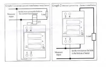 AC 110 V 220 V цифровой DIN RAIL100A ватт Мощность счетчик; Амперметр; вольтметр на рост от 80 до 300 V