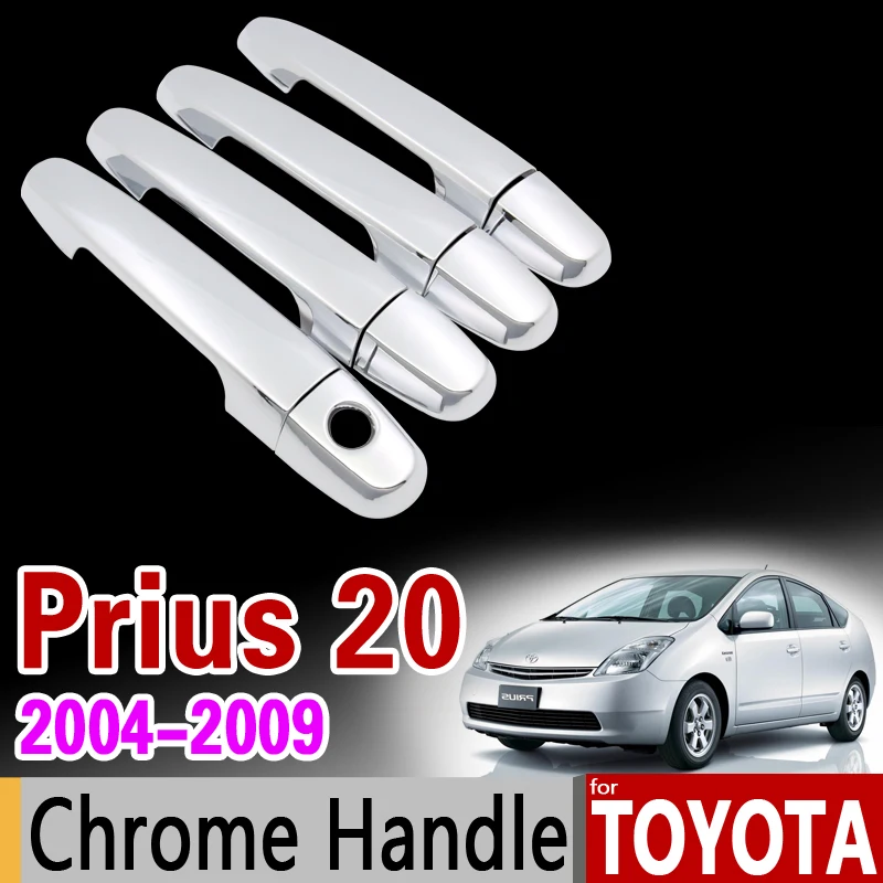 Набор хромированной обшивки ручки для Toyota Prius 20 2004 2009 xw20 Touring 2005 2006 2007 2008