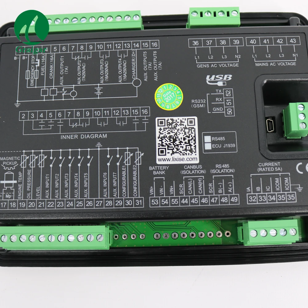 Новый LIXiSE LXC6110E генератор Контролер продукта дизель панель управления