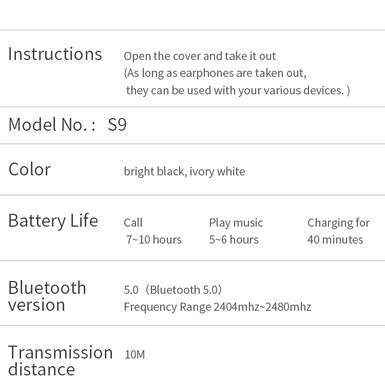 Правда Беспроводной стерео наушники Bluetooth наушники Беспроводной Bluetooth наушники со встроенным HD микрофоном и зарядный чехол