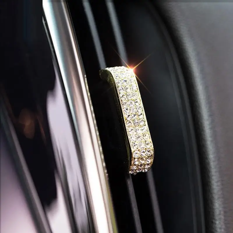 

Door Steering Wheel Air Conditioner Automobile Decorative Auto Chromium Car Styling Sticker Strip 18 19 FOR Cadillac CT6