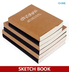 15 см X 21 см, A5 Винтаж пустой эскиз книга, ретро Sketchbook для черчения/рисунок