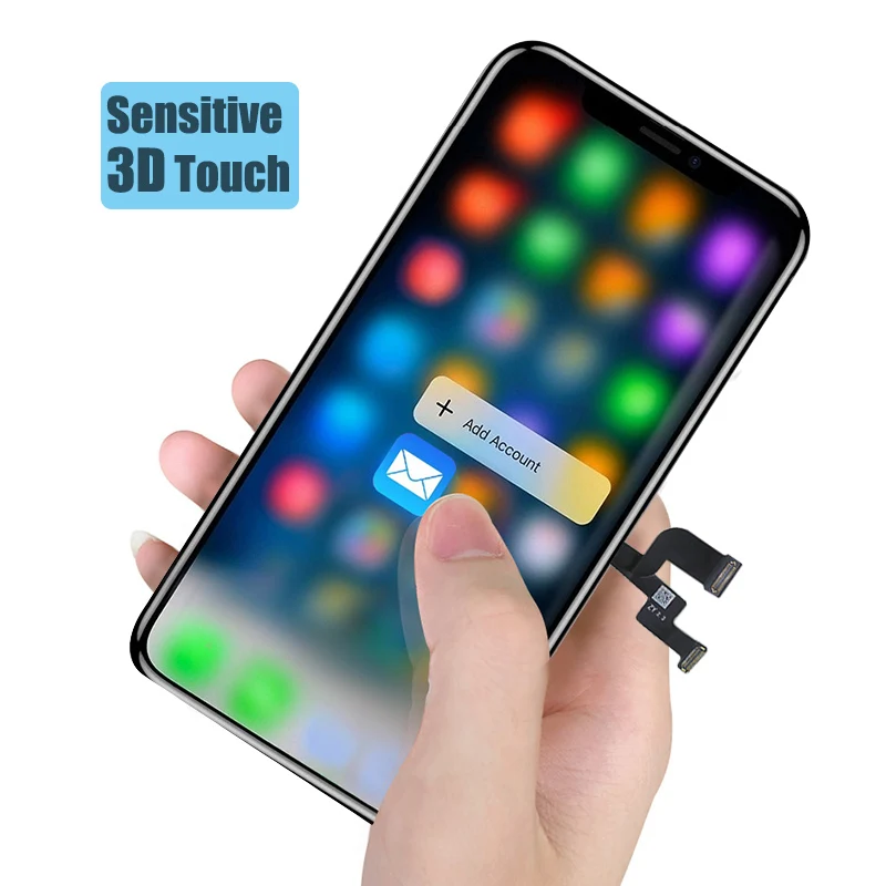 BFOLLOW копия lcd/OLED для iPhone X замена экрана истинный тон дигитайзер дисплей сборка рамка печать