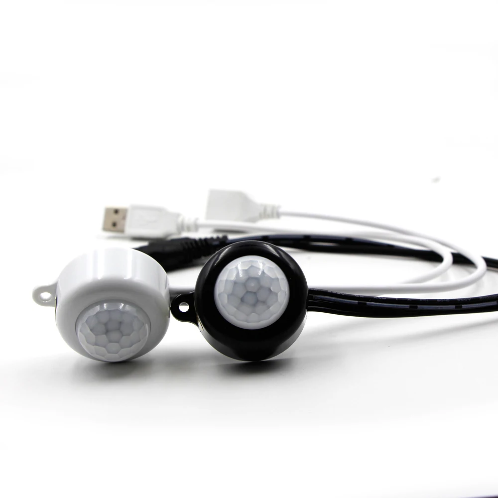 Highly sensitive USB / DC PIR Motion Sensor Light Switch DC 5V 12V 24V