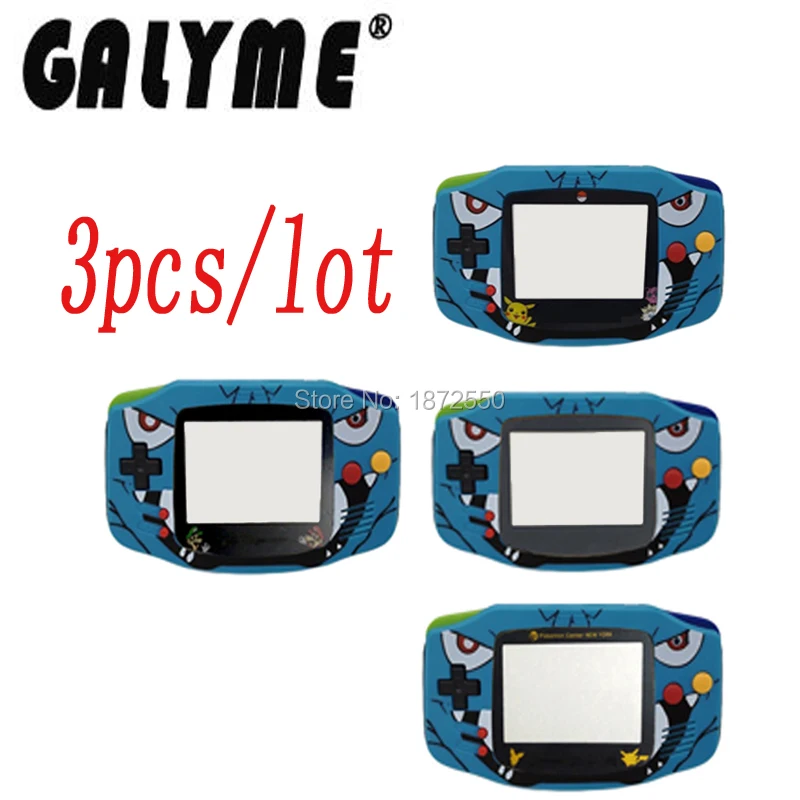 3 шт./лот игровой чехол Master Version пластиковый корпус для консоли GameboyAdvance GBAGB