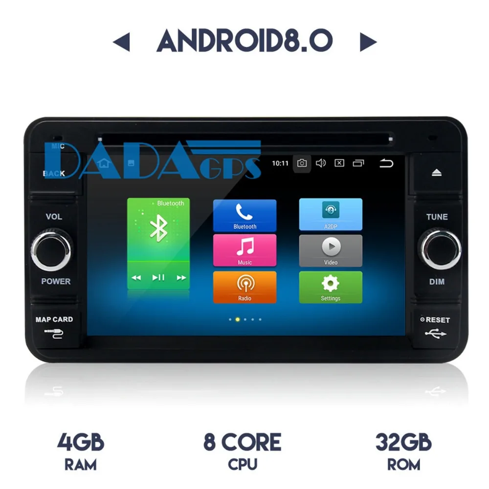 2 din Android 7 1 8 0 автомобильный радиоприемник DVD плеер GPS навигация для Suzuki Jimny 2007 2017