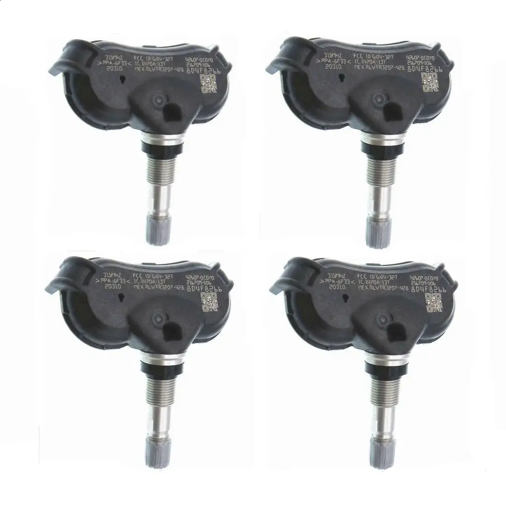 

4x TPMS 42607-0C050 315Mhz Tire Pressure Monitoring Sensor For Toyota Tundra Sequoia