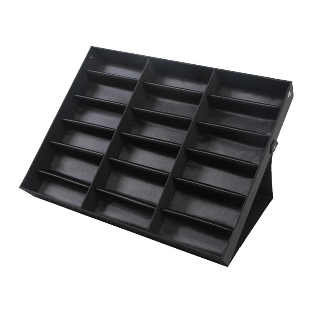

18 Grid Sunglasses Storage Box Organizer Glasses Display Case Stand Holder Eyewear Eyeglasses Box Sunglasses Case