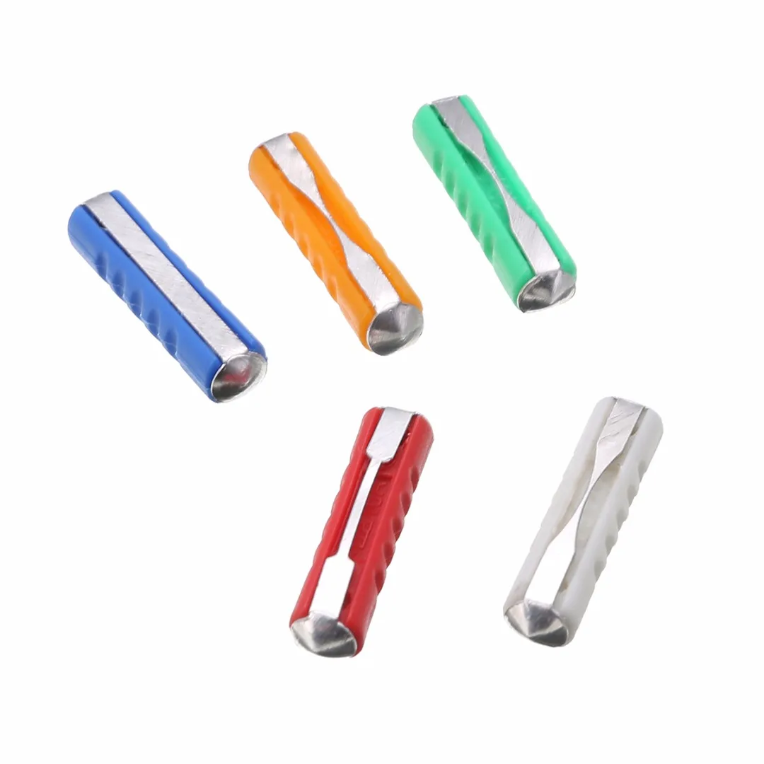 200pcs New Multicolored Continental Ceramic Fast-Acting Torpedo Fuses 5/8/10/16/25AMP Durable Assorted Kit with Plastic Case