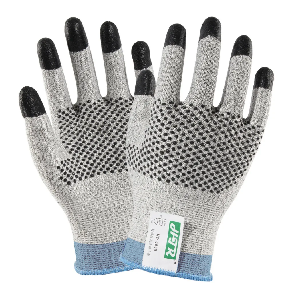 Cut resistant Gloves Self defense Tool Construction Working Nitrile