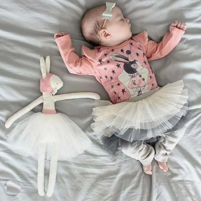 Baby Girls Pants Cotton Leggings With TUTU Skirts Girls Trousers Kids Leggings Clothes Skirt-Leggings2