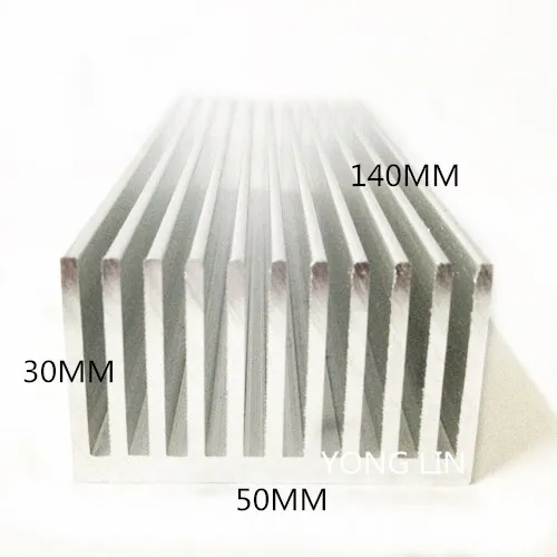 1 шт. алюминиевый радиатор 50*30-140 мм/IC Радиатор/светодиодный радиатор/алюминиевый