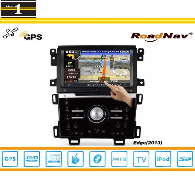 Автомобильная навигационная система GPS+ радио tv DVD iPod BT 3g wifi HD экран мультимедийная система для Ford aurus 2013