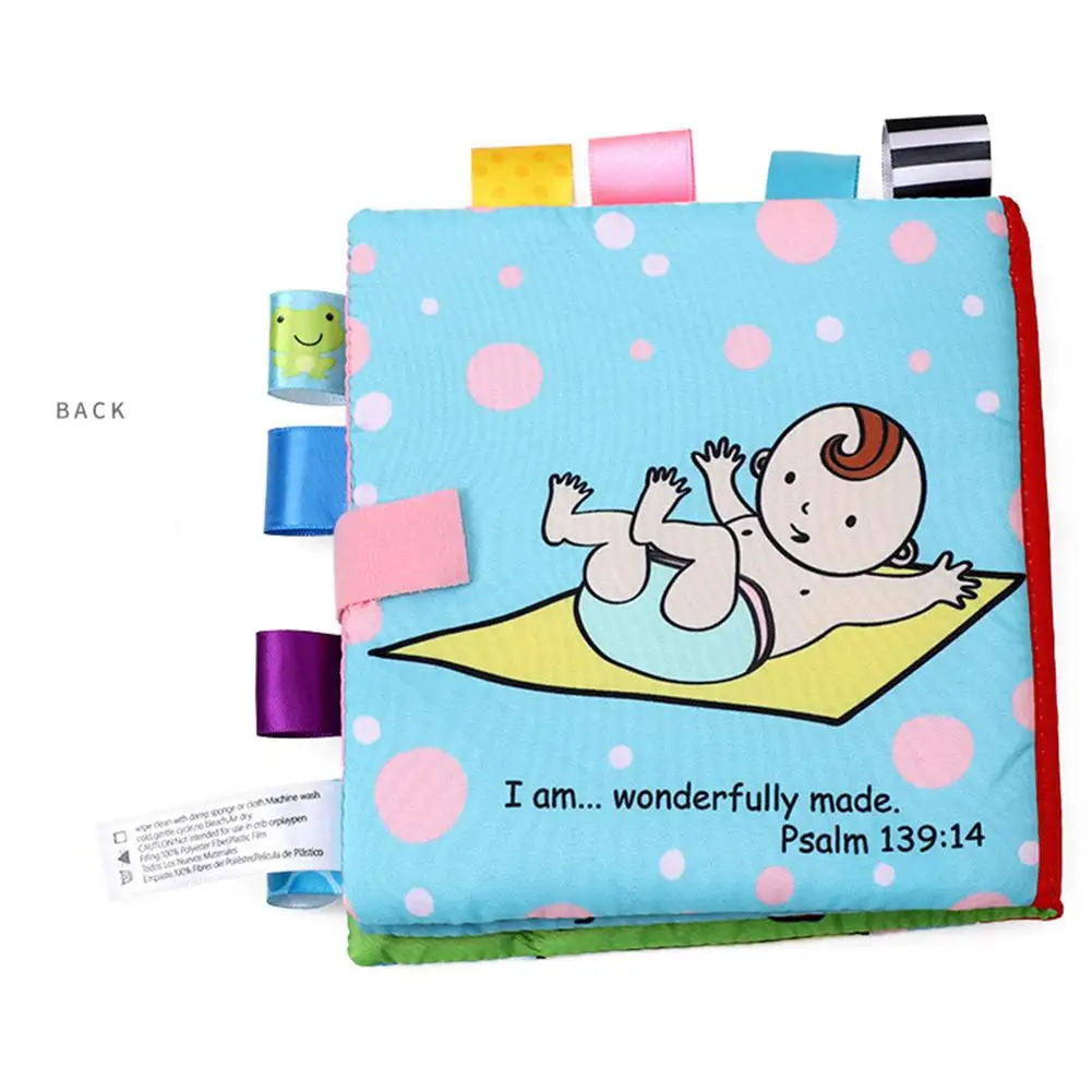 Детские Ранние обучающие игрушки бог Made Me узор этикетка Baby тканевая книга
