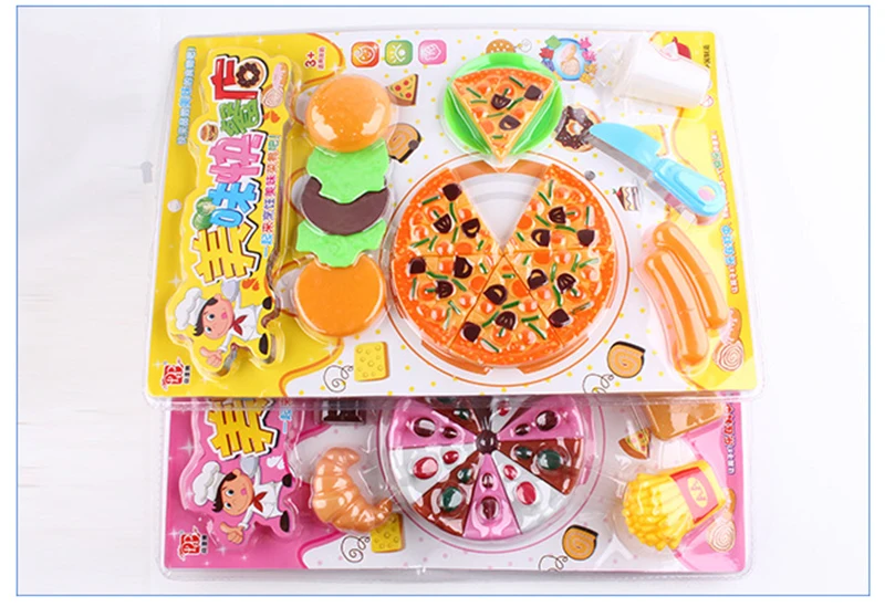 Ролевые игры Детская кухня игрушка имитация Торт Пицца десерт DIY сцена моделирование родитель-ребенок Взаимодействие детские подарки