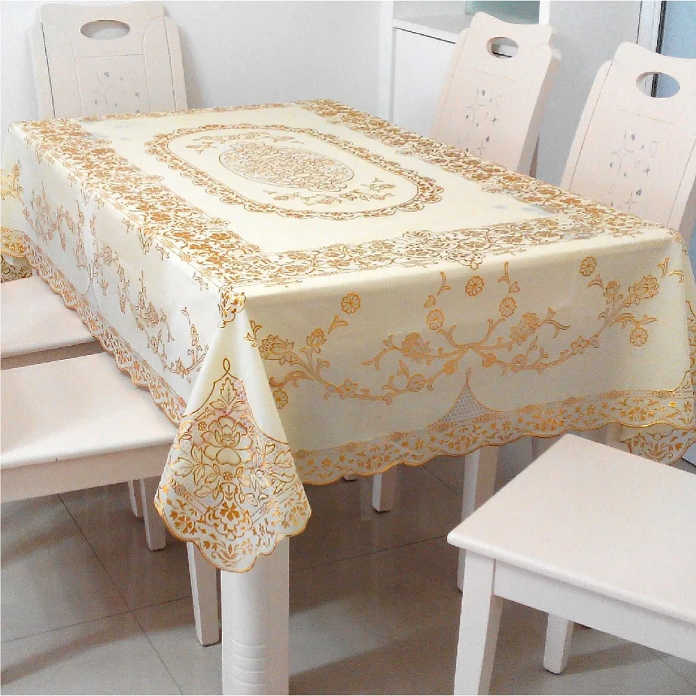 Online Get Disposable Lace Table Cloth Aliexpress New Pvc Table Cloth Waterproof Disposable Plastic Tablecloth Lace European Soft Gl