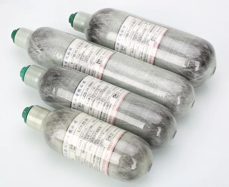 

High Quality SCBA Cylinder Carbon Fiber Cylinder BIG Composite Bottle PCP 2L Cylinder