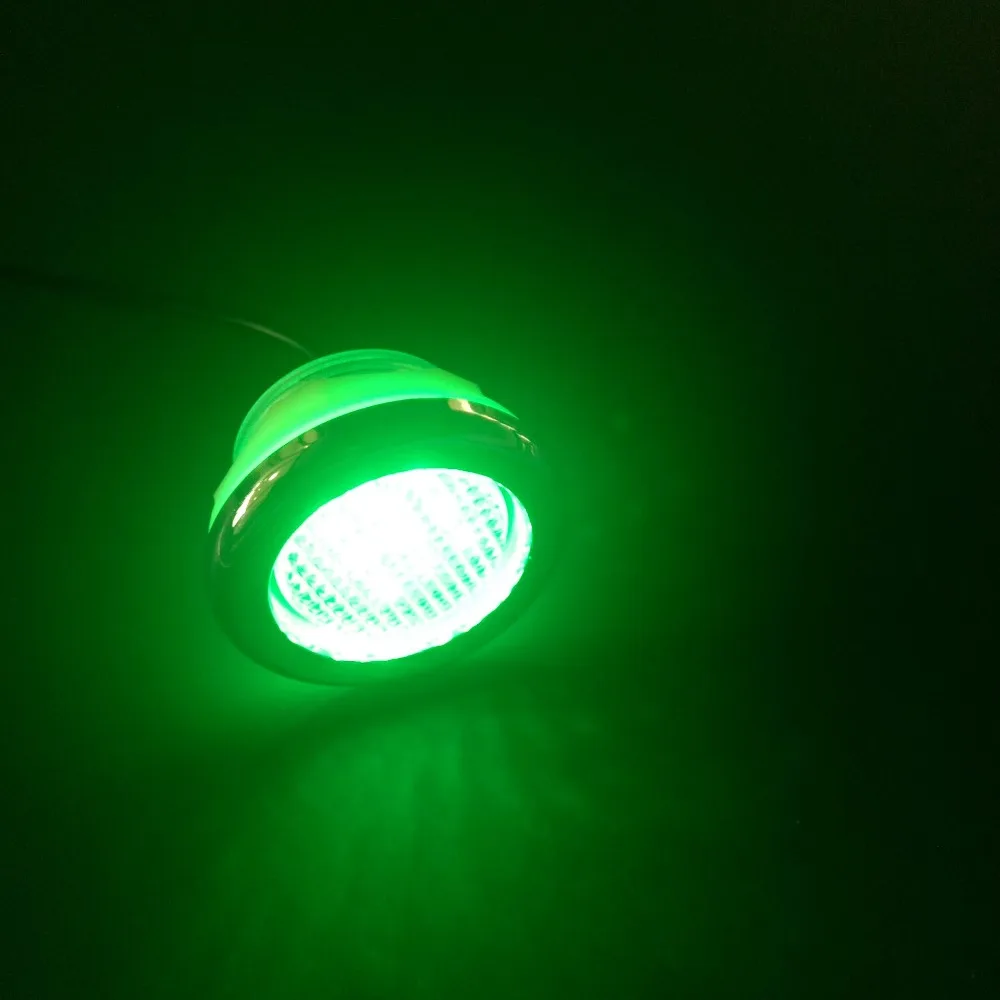 

1pcs waterproof RGB 2 pin automatically change LED lights underwater chromotherapy lamp led pool spa light without controller