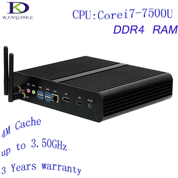 DDR4 RAM Core i7 7500U Kingdel 7th Gen Mini PC Windows10 Kaby Lake Fanless Mini Computer TV Box 4K HD Display HTPC 300M Wifi DHL DDR4 RAM Core i7 7500U Kingdel 7th Gen Mini PC Windows10 Kaby Lake Fanless Mini Computer TV Box 4K HD Display HTPC 300M Wifi DHL