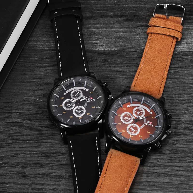 Мужские часы модные кожаные спортивные часы Erkek Kol Saati Reloj Hombre Relogio Masculino женские часы для мужчин Relojes