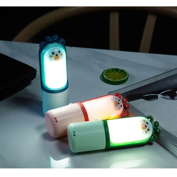 

LED Mini Colorful Light Fan Portable Handheld Cooling Fan Power Student Gift LED Flashing Fan