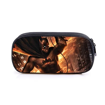 

Super Hero Batman Boy Girl Cartoon Pencil Case Bag School Pouches Children Student Pen Bag Kids Purse Wallet Gifts