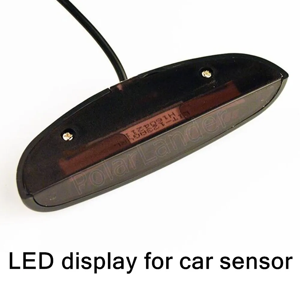 12 В светодиодный дисплей автомобиля парковочные системы датчики обратный резервный радар оповещение индикатор системы Самая низкая цена