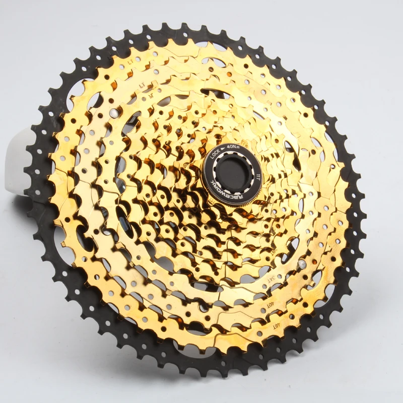 Racework Sunracing xx1 11 Speed 11-46T 11-50T  11-52 t GOLD Cassette, 10 Speed 11-42T  11-46T,11-50t  12 Speed 11-52T Wide Ratio