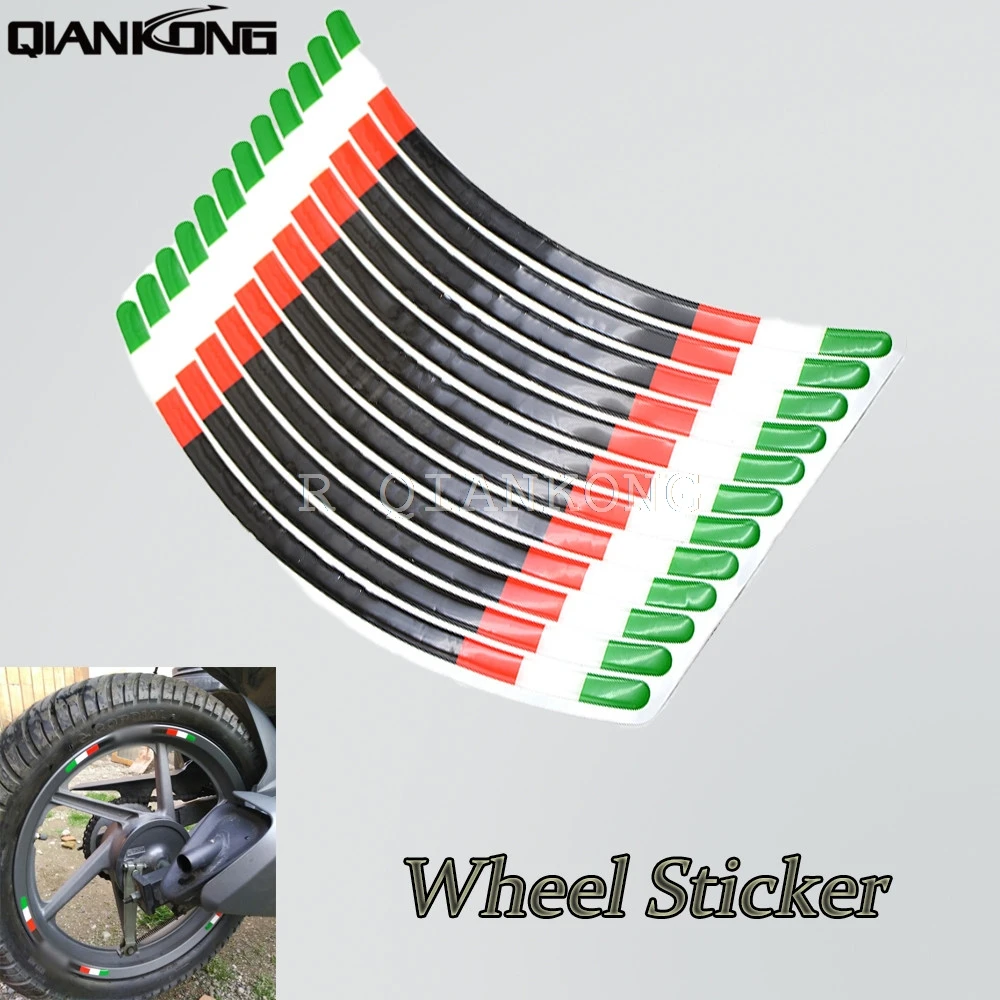 Kopen NIEUWE Wiel frame Velg Band Sticker Decals voor Benelli Tornado Naked Tre 1130 TNT Cafe Racer 1130 TNT Sport 1130 sport EVO TNT125