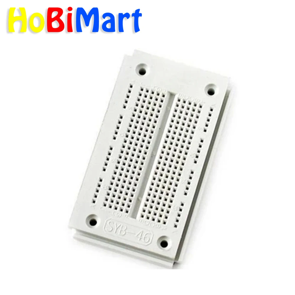 HoBiMart 5 шт. SYB-46 макетная плата 270 точка 23x12 Solderless PCB макетная плата Borad 90,5 мм x 52,6 мм x 8,5 мм# nbp010