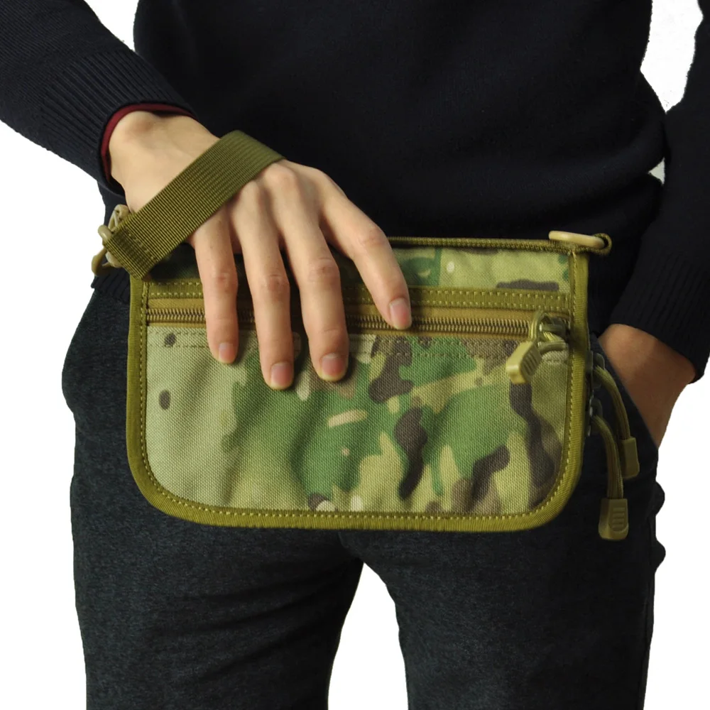 military Travel Passport Ticket Card Hold Cover Multifunction