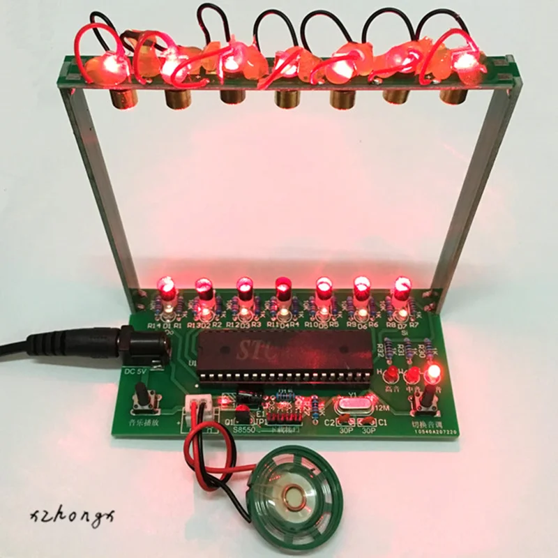 XNWY DIY наборы 51 SCM Лазерная арфа, электронный орган, фортепиано Музыкальная шкатулка электронная технология DIY