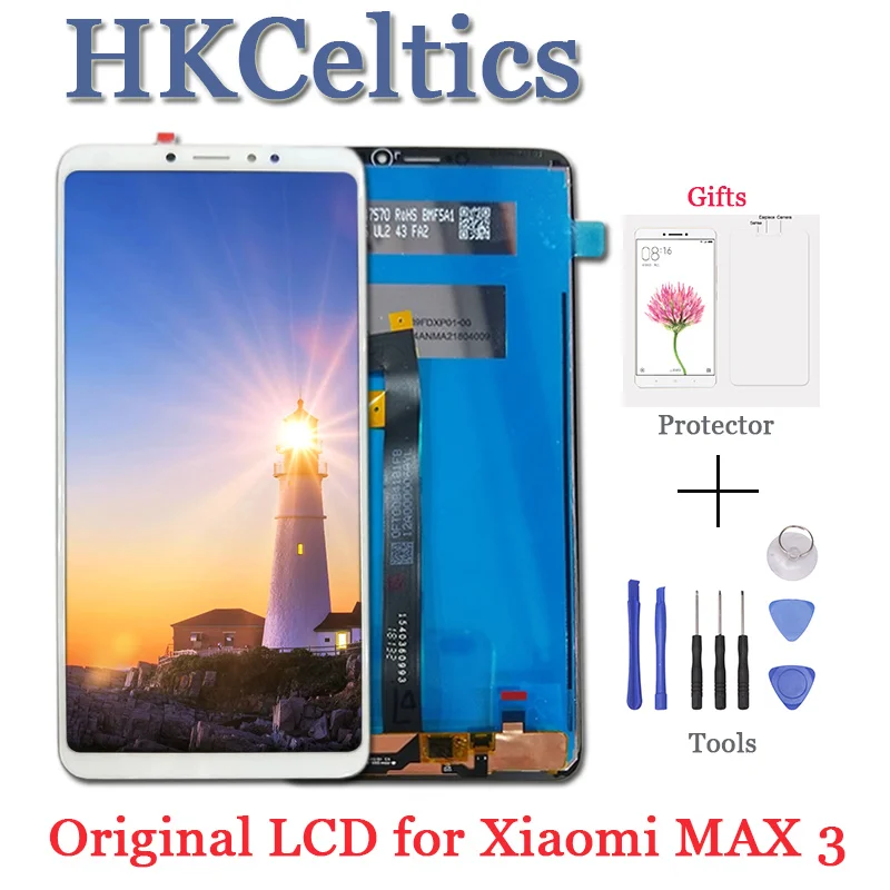 Для Xiaomi Mi Max 3 ЖК дисплей кодирующий преобразователь сенсорного экрана в сборе для