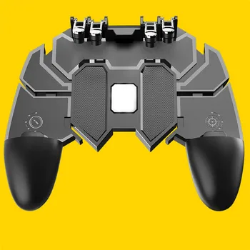 

PUBG Mobile Joystick Controller Turnover Button Gamepad for PUBG iOS Android Six 6 Finger Operating Gamepad Peripherals