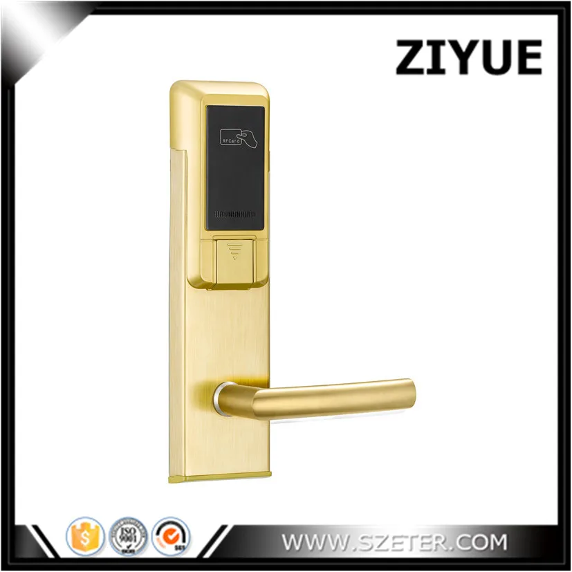 Intelligent Stainless Steel RFID Key Fobs Card Hotel Room Door Lock for
