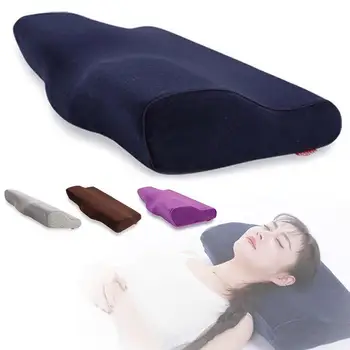 

Memory Foam Bedding Pillow Neck Protection Slow Rebound Memory Foam Butterfly Shaped Pillow Health Cervical Neck Size In 50*30CM