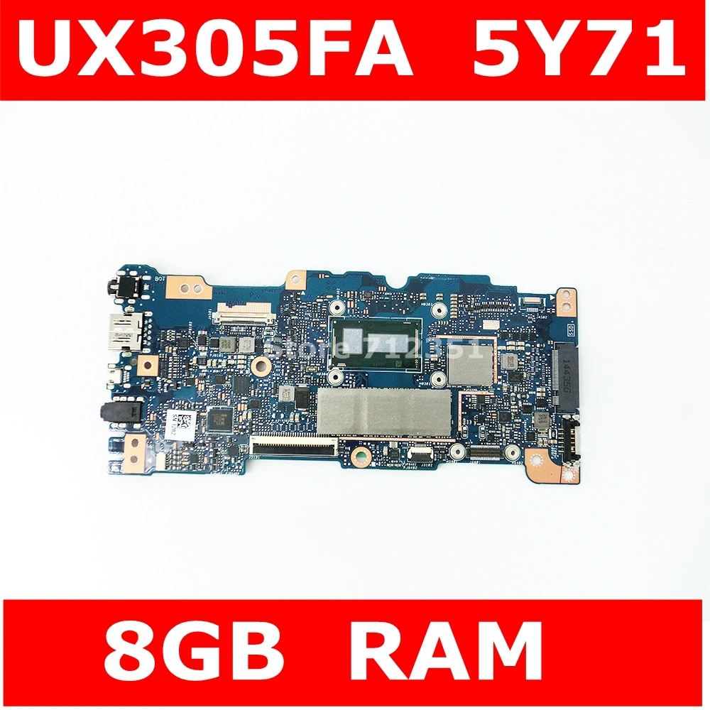 

UX305FA MB._8G/BDWY5Y71/AS With 5Y71 CPU 8GB RAM Mainboard For Asus Zenbook UX305F U305F UX305 Motherboard 100% Tested