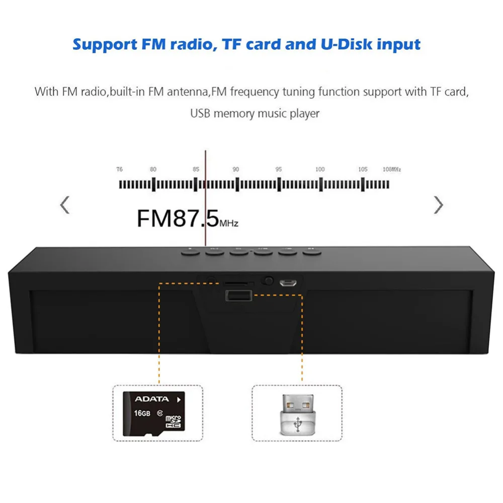 Умные часы SENBONO SDY019 Портативный Беспроводной Bluetooth колонки FM радио открытый Louds с светодиодный Время Дисплей будильник громкоговоритель