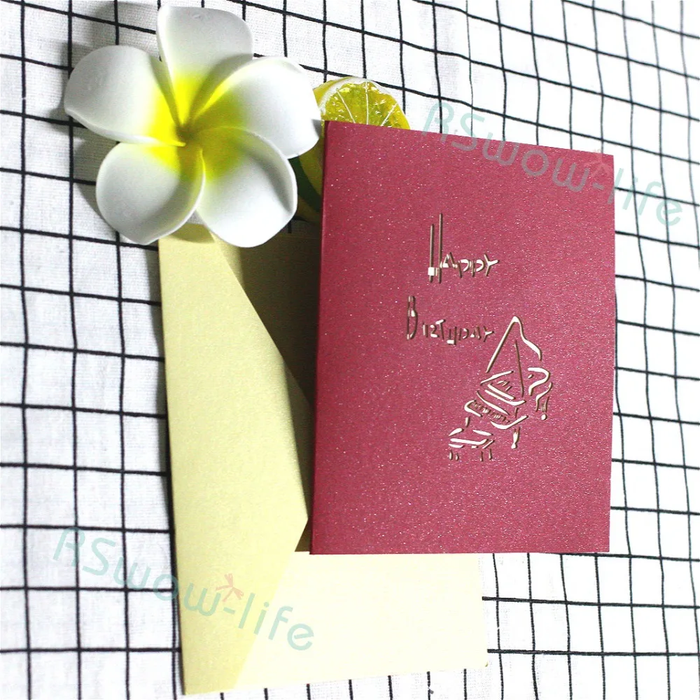 

Creative Three-dimensional Greeting Card Music Piano Paper 3D Card National Day Business Greeting Card DIY Gift
