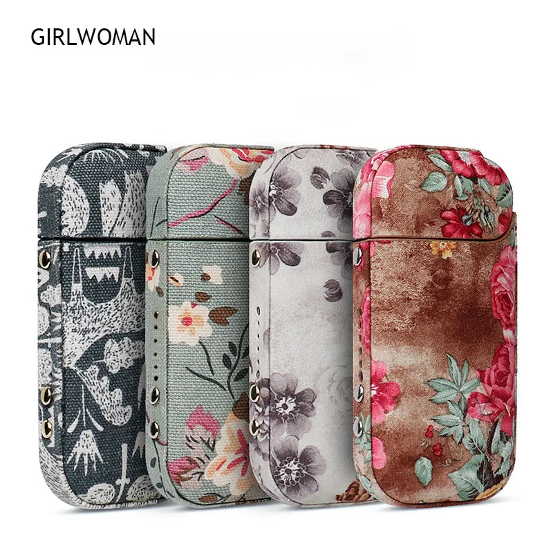 

GIRLWOMAN New Arriving IQOS 2.4 Plus Case Pouch Bag Protective Holder Cover Wallet Electronic Cigarette IQOS PU Leather Case