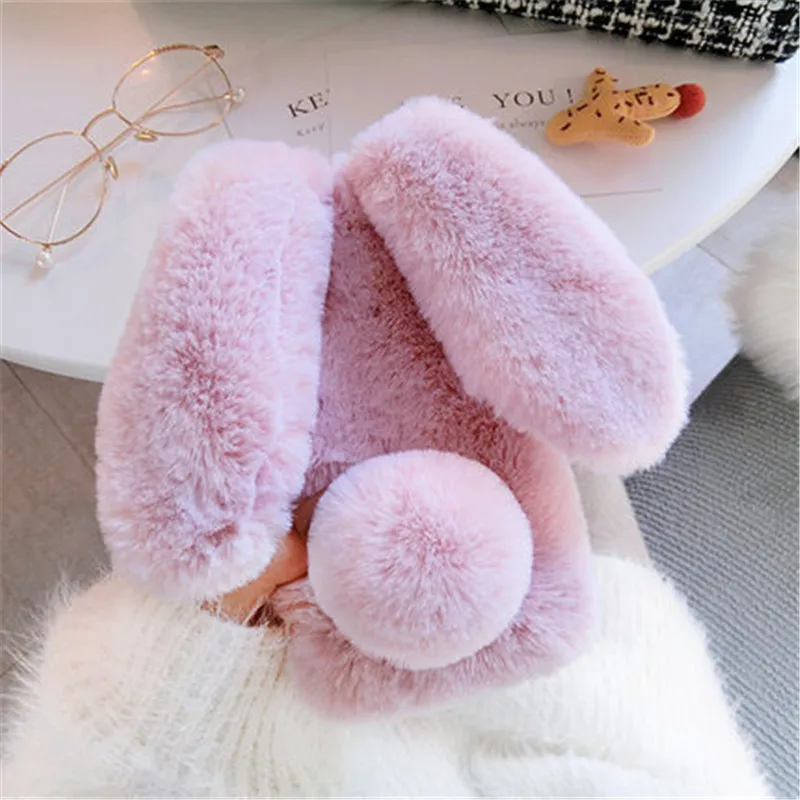 

For Samsung Galaxy A7 2018 Case Rabbit Hiar Phone Case For Samsung A6 A8 A9 J4 J6 J8 Plus 2018 M10 M20 S10 S10e A50 A30 M30