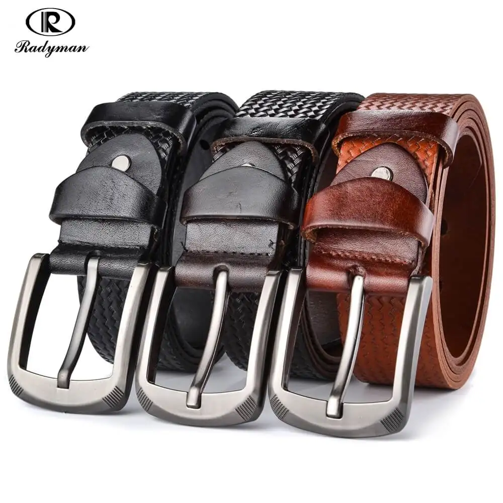 RADYMAN braid belt for designer belts men high quality luxury brand