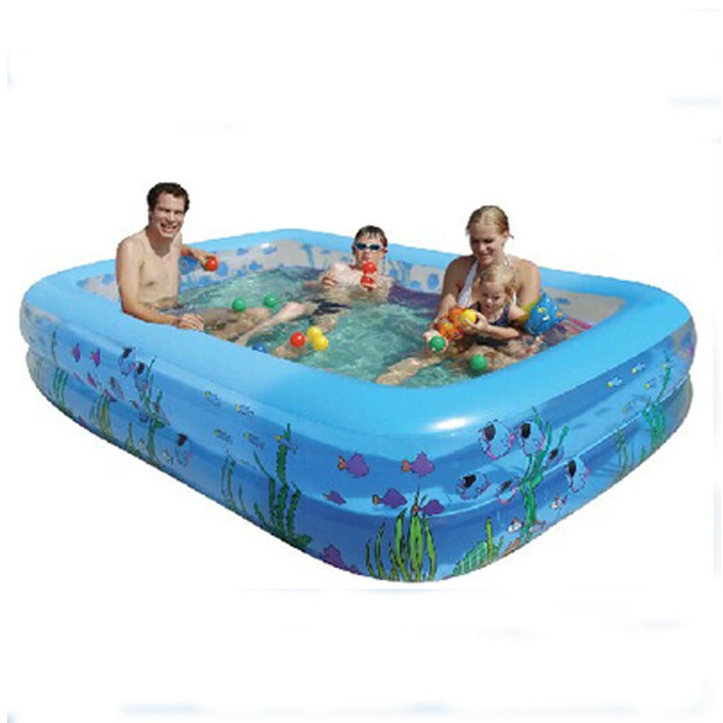 High Quality Inflatable Pvc Family Large Piscinas Rectangular
