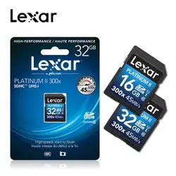 Высокая скорость Lexar SD карта 32 Гб 300x128 Гб карта памяти sd-карта Популярные картао де карты памяти карта для Бесплатная доставка