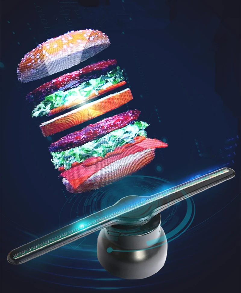 Portable Remote control LED Holographic Projector Hologram Player 3D Hologram Projector Holographic Advertisement Display Fan Portable Remote control LED Holographic Projector Hologram Player 3D Hologram Projector Holographic Advertisement Display Fan