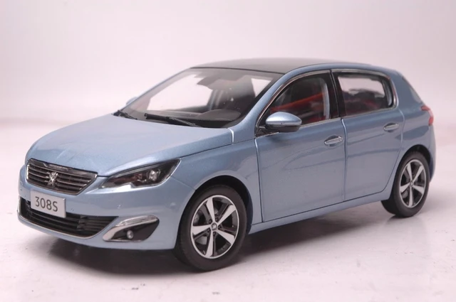 1:18 Diecast Model For Peugeot 308s 2015 Blue Hatchback Alloy Toy Car  Miniature Collection Gift 308 - Railed/motor/cars/bicycles - AliExpress