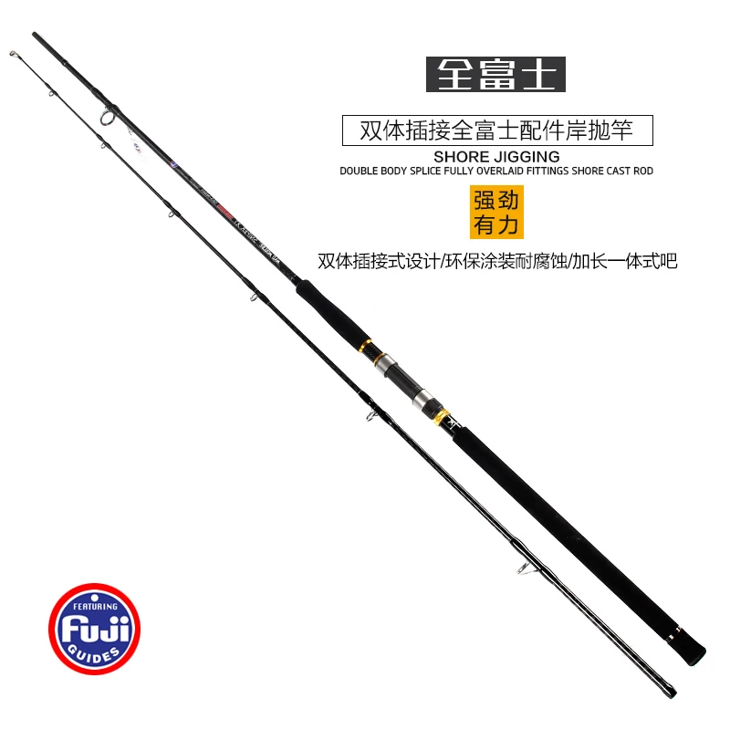 

NEW Mad Mouse full Fuji parts Cross Carbon Sniper XT shore jigging rod Ocean popping rod 2.9m 96MH/H pe 1-5 saltwater boat rod