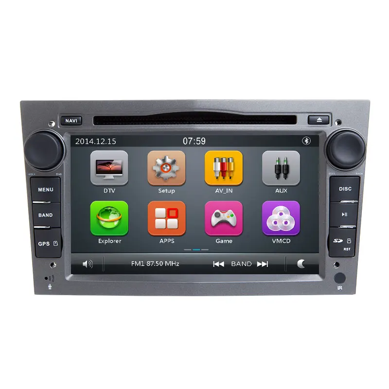 Sale AutoRadio 2 Din Car DVD Multimedia For Opel Zafira b Astra H J Vectra C B Corsa D C G Meriva B Vivaro AntaraGPS Navigation Audio 1
