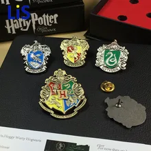 Harri Potter Figuras de Ação Chaveiro Pingente Acessório Legal Gryffindor Slytherin Hufflepuff Ravenclaw Chaveiro Dom Coleção