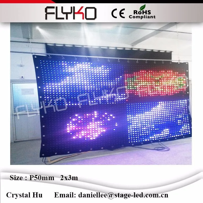 LED video curtain5789